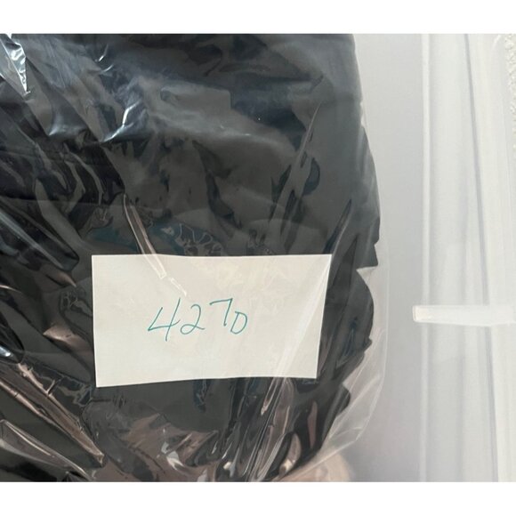 Chubbies Mens Black Gray Quarter-Zip Pullover Yellow Accents Sz L - Picture 7 of 8